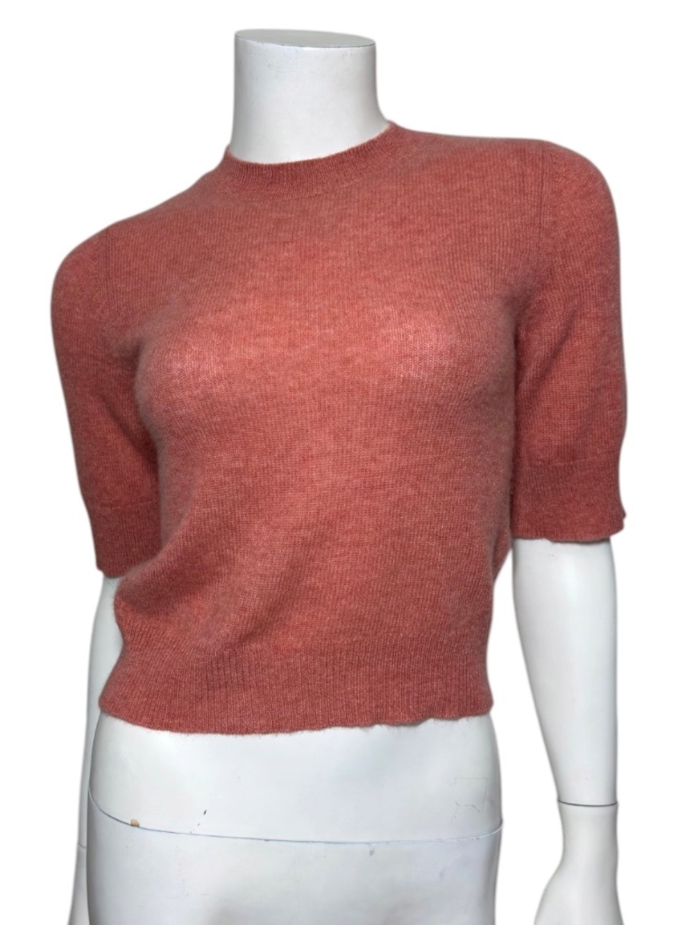 Le KASHA Chypre Cashmere Sweater in Coral Rose Size XS $440